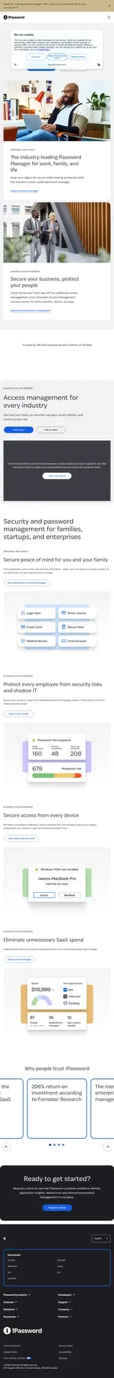 Password Managers screenshot