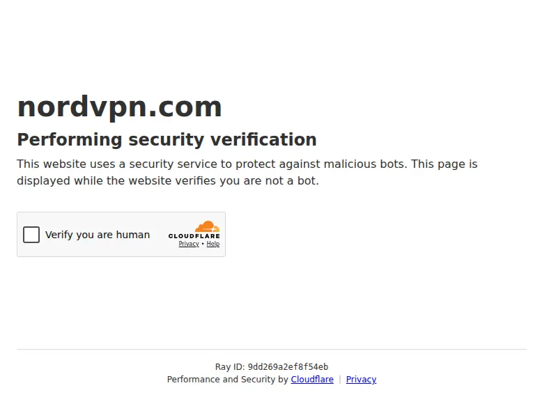 NordVPN screenshot
